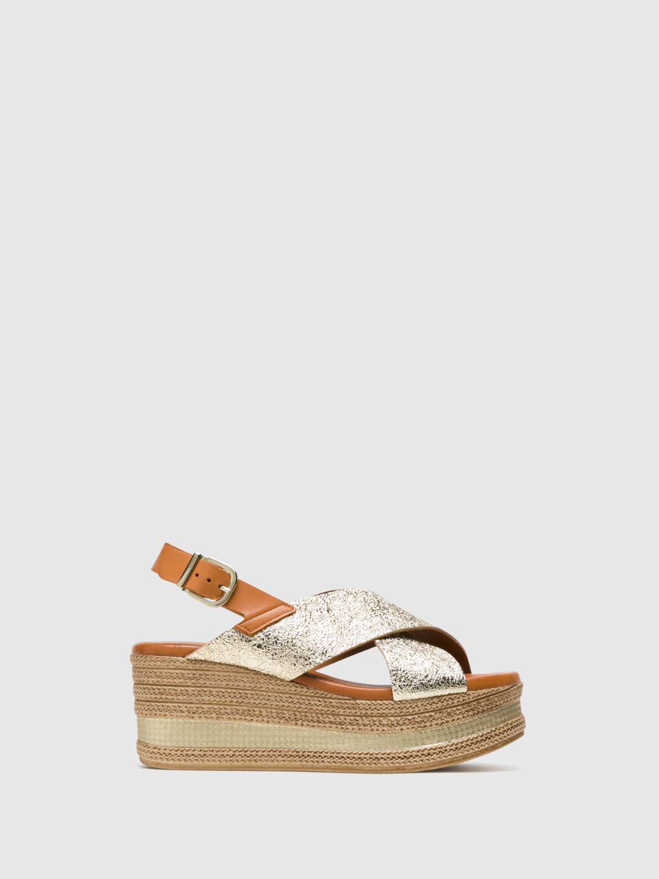 Foreva Gold Buckle Sandals